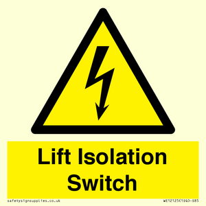 Lift Isolation Switch